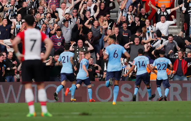 Newcastle celebrate