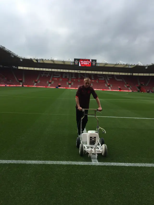 Southampton marking pitch