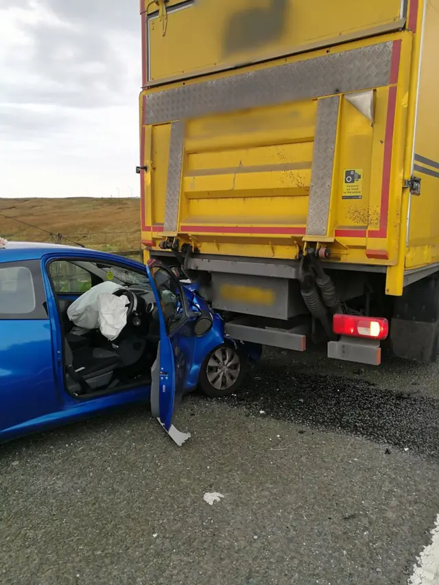 M62 crash