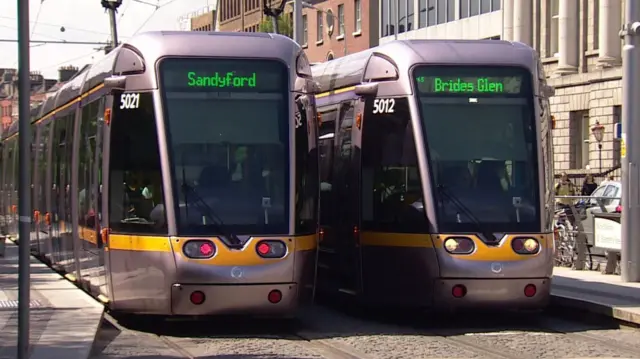 Luas trams in Dublin