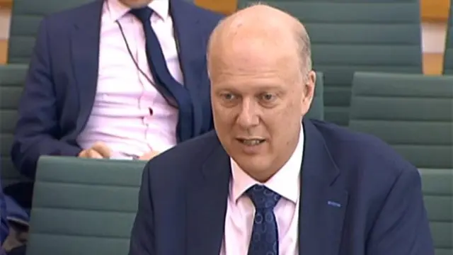 Secretary of State for Transport, Chris Grayling