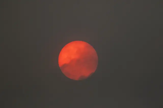 Red sun