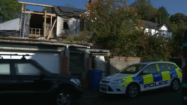 Police car in Alexander Road