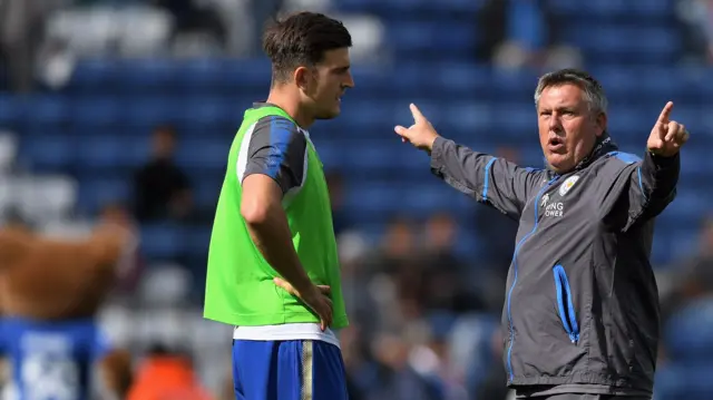 Harry Maguire and Craig Shakespeare