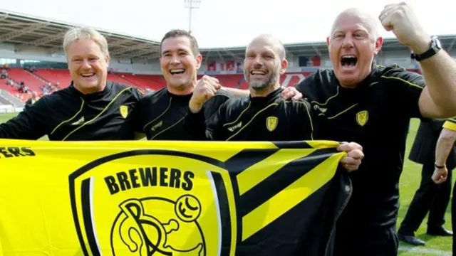 Burton Albion gaining promotion