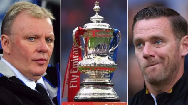 Steve Evans, the FA Cup trophy and Kevin Nolan