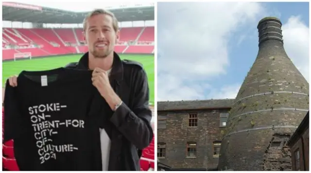 Peter Crouch and pottery