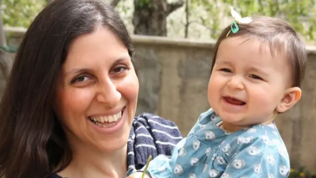 Nazanin Zaghari-Ratcliffe and her daughter, Gabriella