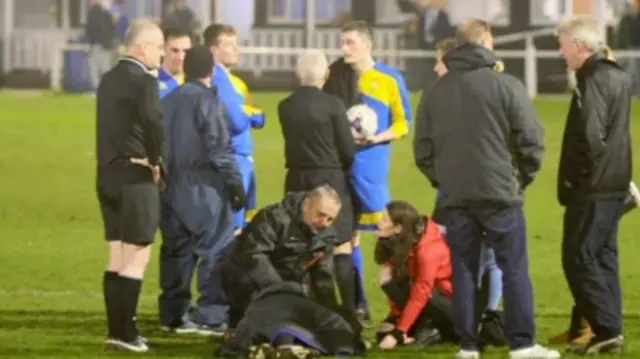 Injured during match