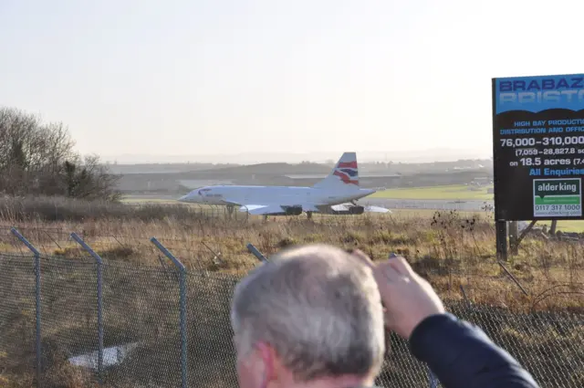 Concorde being moved