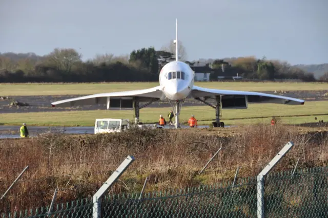 Concorde on Filton Airfield