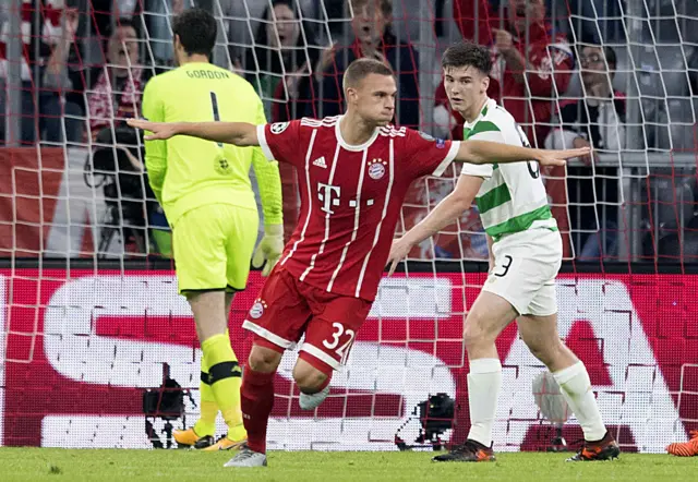 Joshua Kimmich nodded in a great goal for Bayern's second