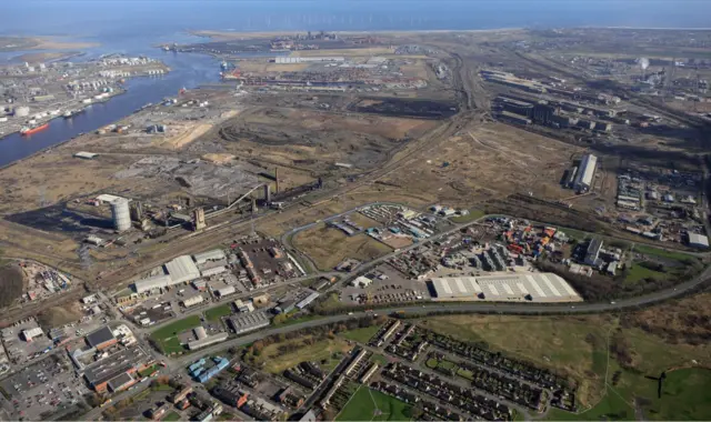 The site in Teesside