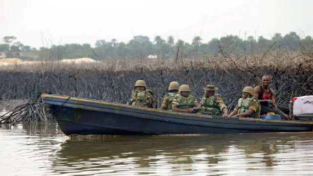 Nigerian security forces in the Niger Delta