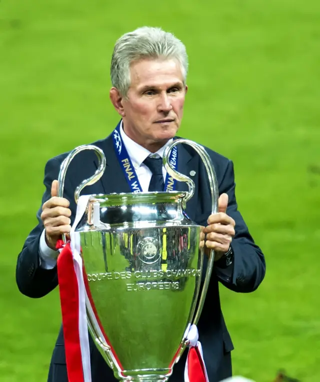 Jupp Heynckes with the Champions League in 2013