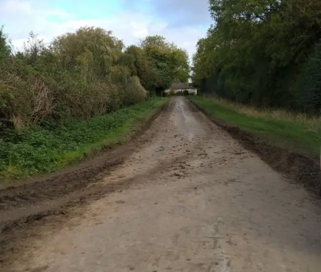 Muddy road