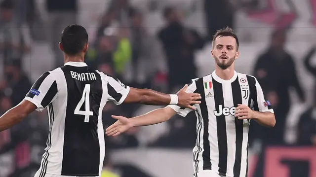 Pjanic celebrates