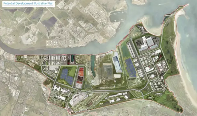 Plans for the Redcar site