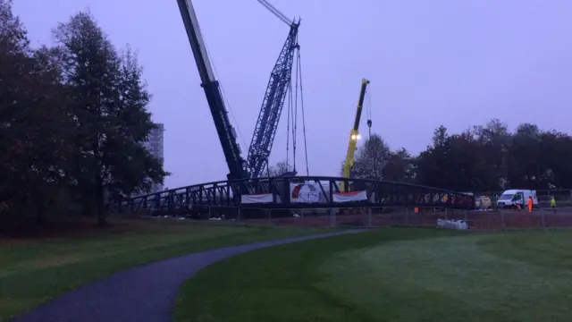 Bridge over a canal