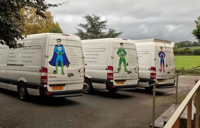 'Superhero' vans