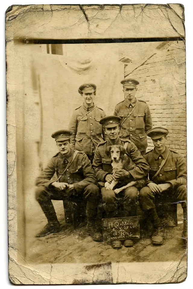 Group of soldiers featuring James Dyson