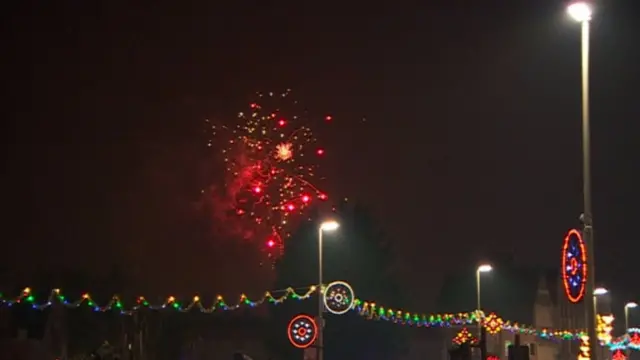 Fireworks mark Diwali Day