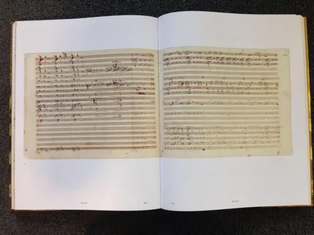 The score of Verdi's Va Pensiero from Nabucco