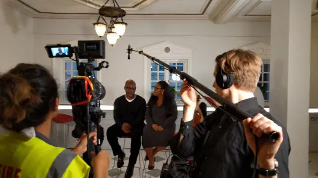 Talking to the stars of Aida