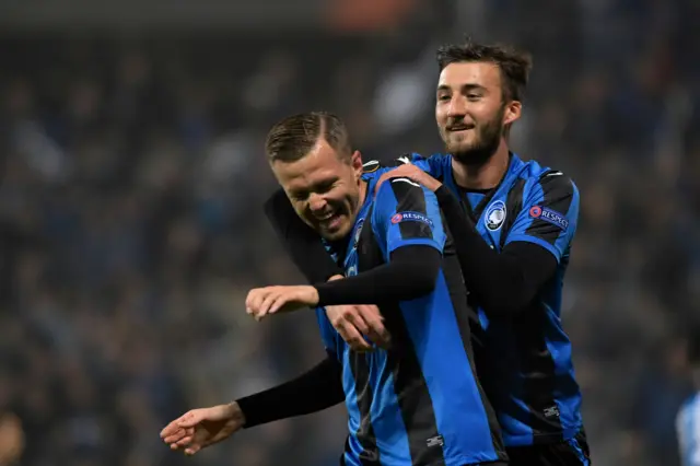 Atalanta celebrate