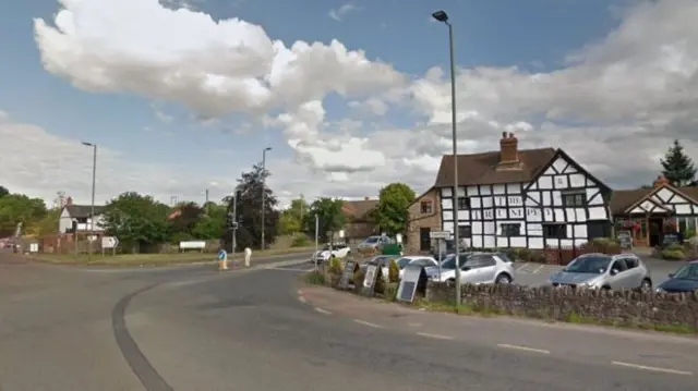 The crash happened at the junction between the A438 and A417 in Ledbury