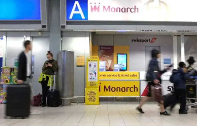 Monarch Airlines stand