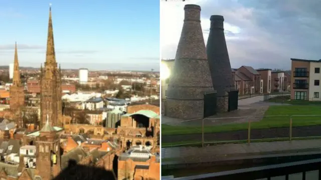 Coventry and Stoke-on-Trent