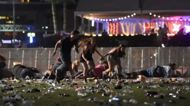 Scene of Vegas shooting