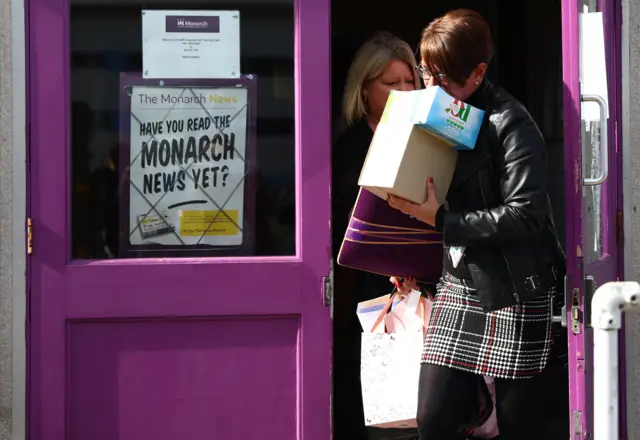 Monarch staff leave office