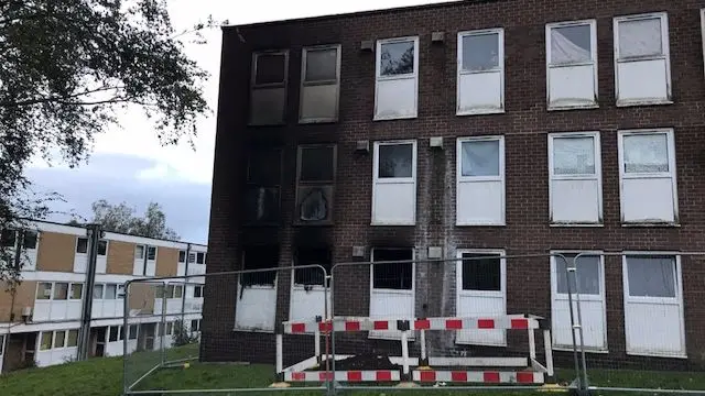 Flat fire - Ringland Close, Northwood