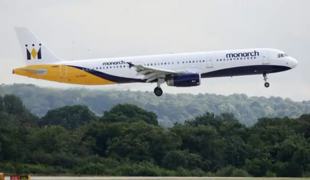 A Monarch Airlines jet