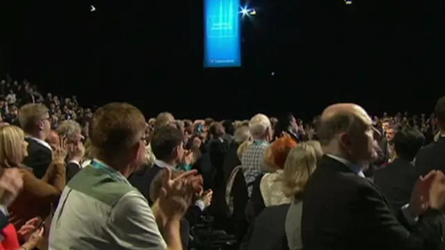 Standing ovation for Philip Hammond