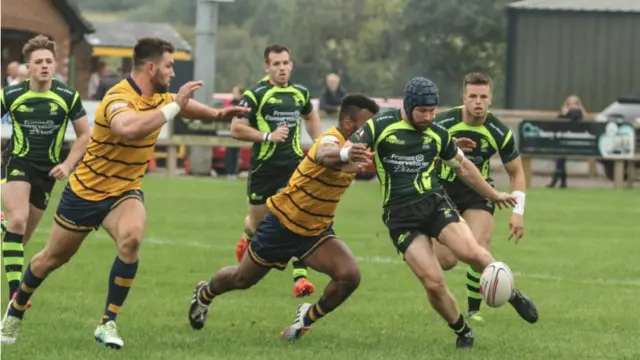 Bury Rugby Club in action