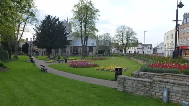 St Peter's Church Gardens in Wisbech.