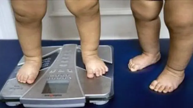 Child on scales