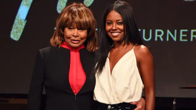Tina Turner and actress Adrienne Warren
