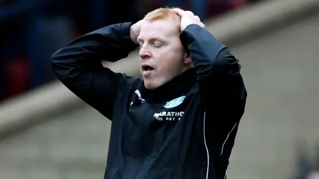 Hibs head coach Neil Lennon