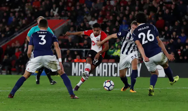 Boufal scores for Southampton