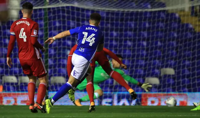 Che Adams scores for Birmingham City