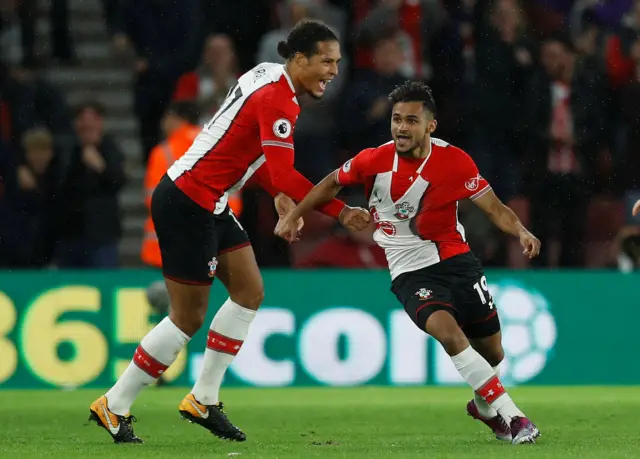 Boufal scores for Southampton