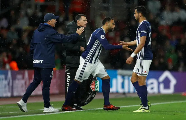 Nacer Chadli of West Brom