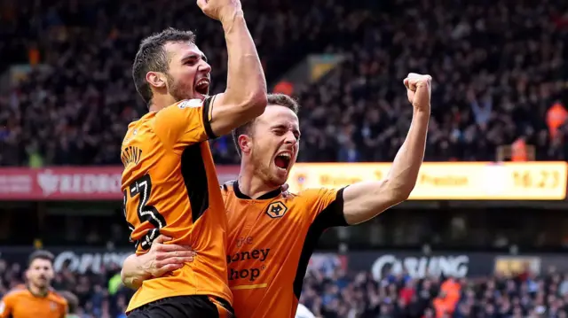 Wolves celebrate