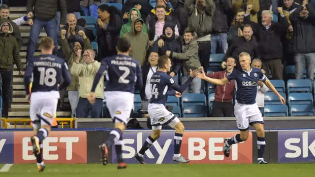 Millwall celebrate