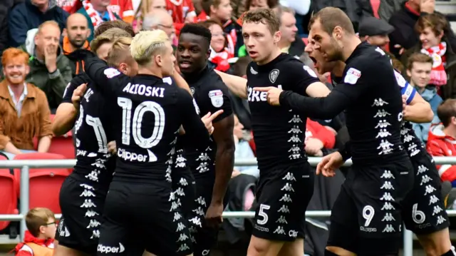 Leeds celebrate