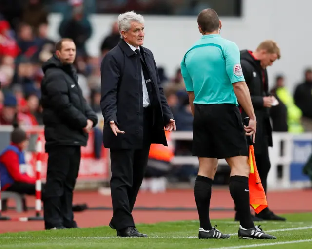 Stoke manager Mark Hughes